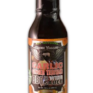 Croix Valley Garlic Ginger Teriyaki BBQ & Wing Sauce