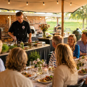 Outdoor Cooking Masterclass diner