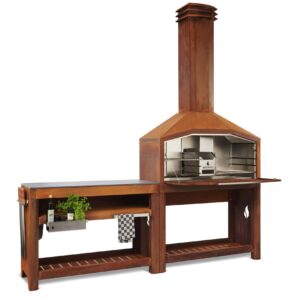 Braaimaster Duo Corten- vrijstaand