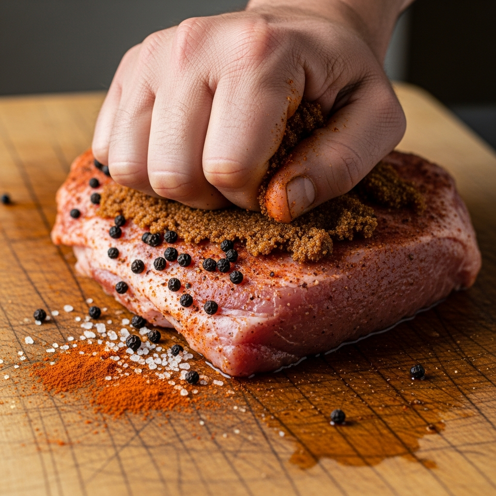 bbq rub maken ingrediënt