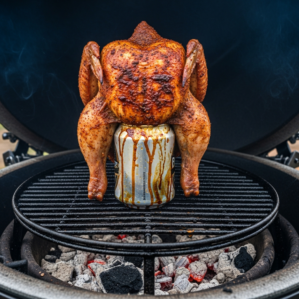 beer can chicken kamado ingrediënt