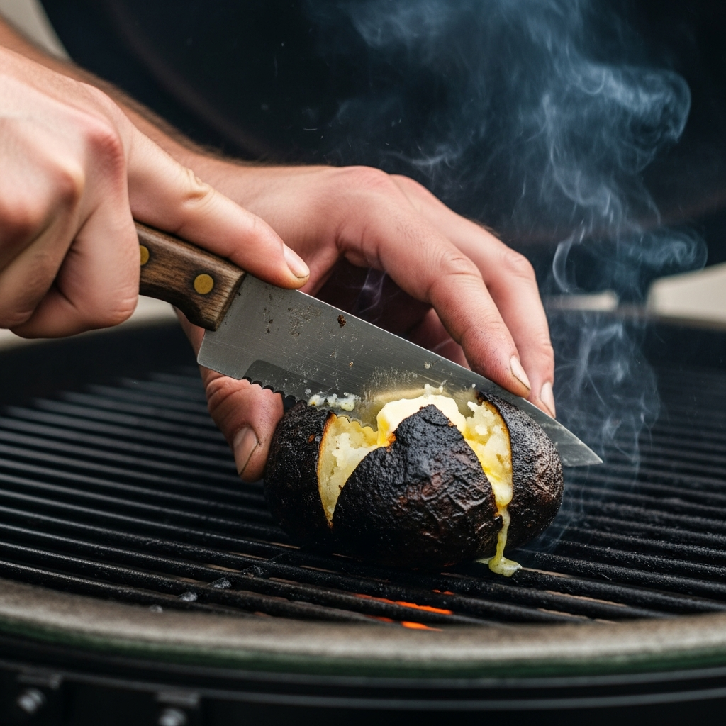 gepofte aardappel kamado ingrediënt
