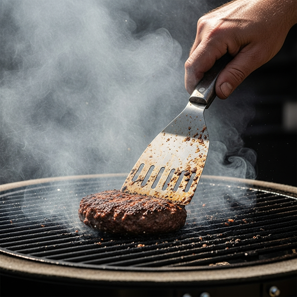 hamburgers kamado techniek