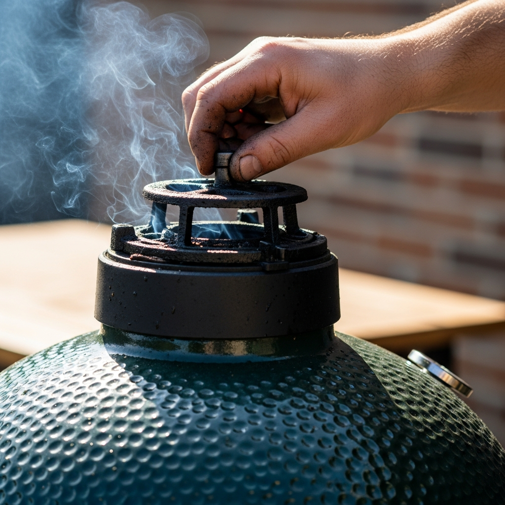 kamado gebruiken techniek