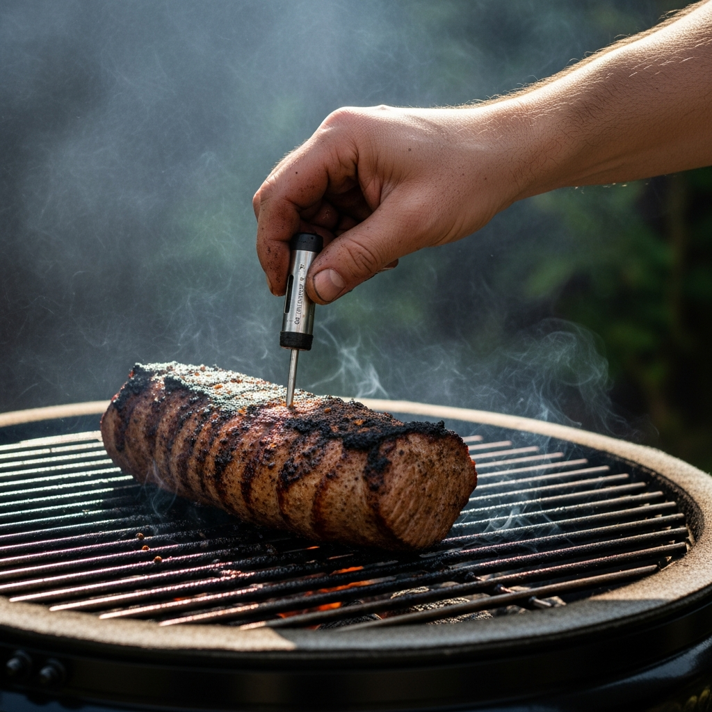 varkenshaas kamado