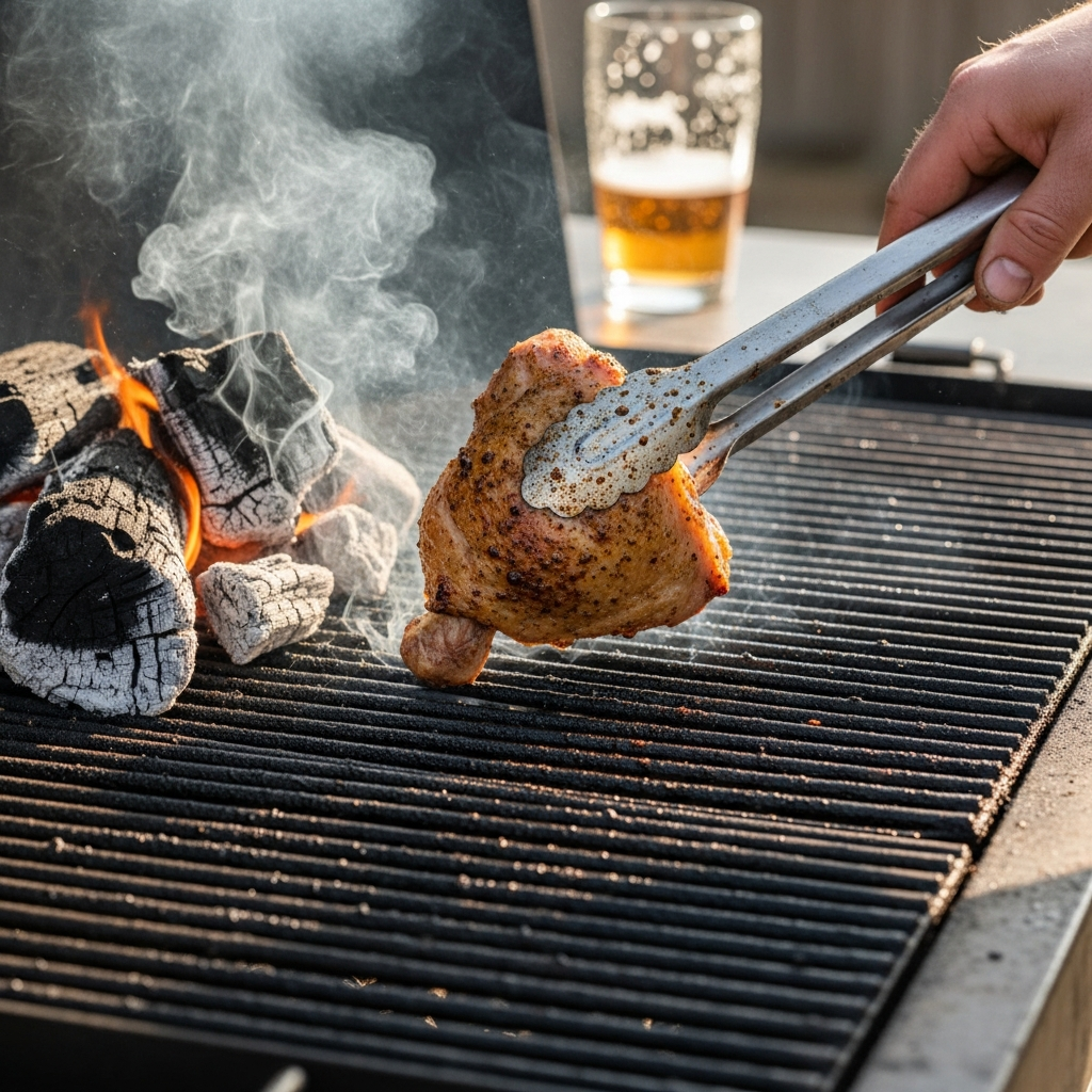2-zone vuur bbq instellen ingrediënt