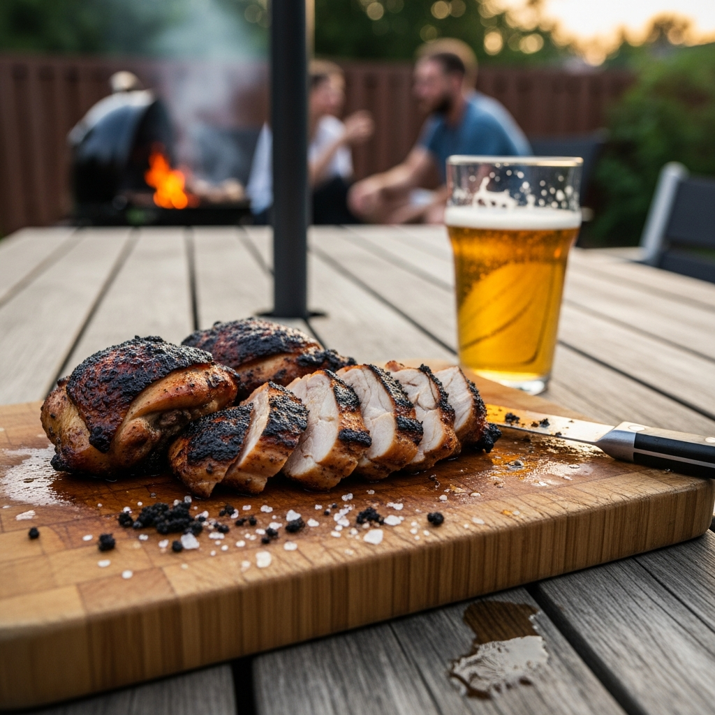 2-zone vuur bbq instellen resultaat