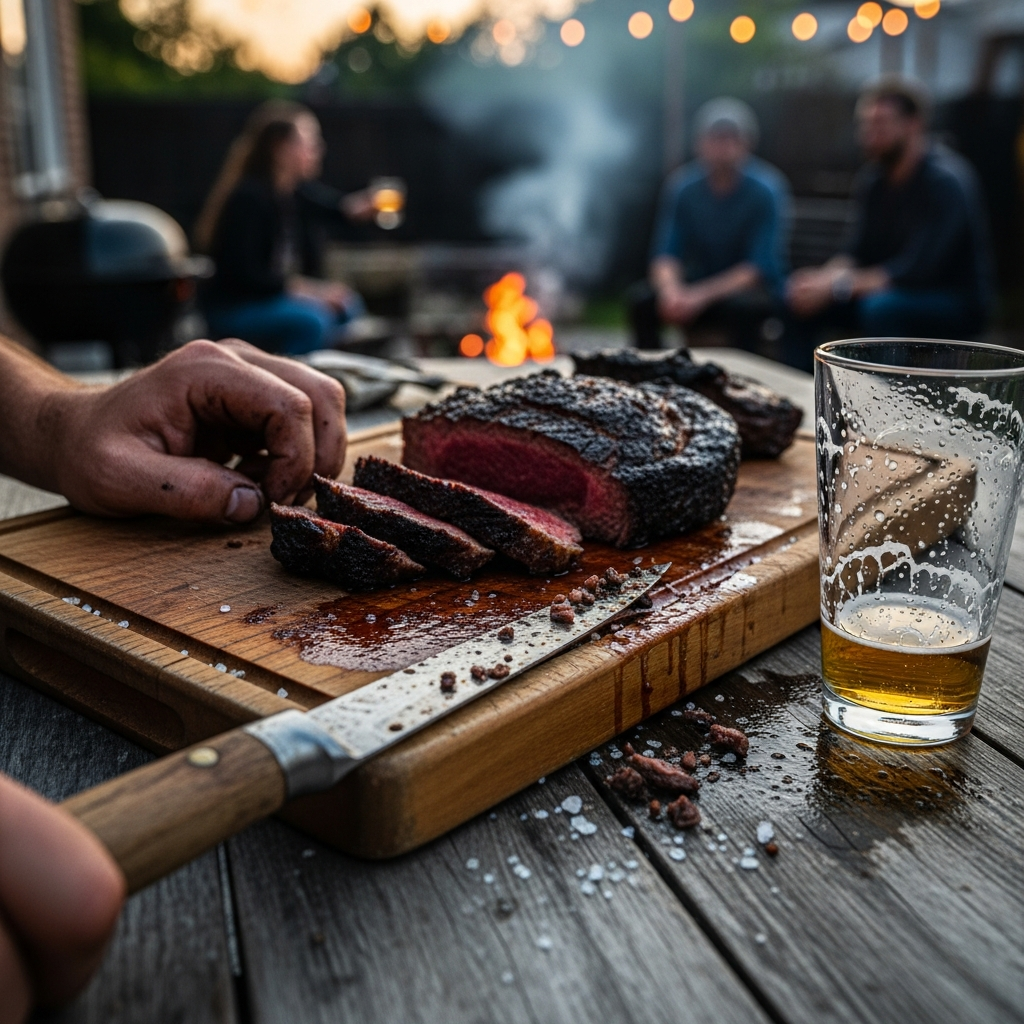 bbq aansteken met briketten resultaat