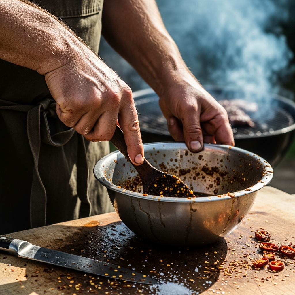 bbq marinade zelf maken techniek