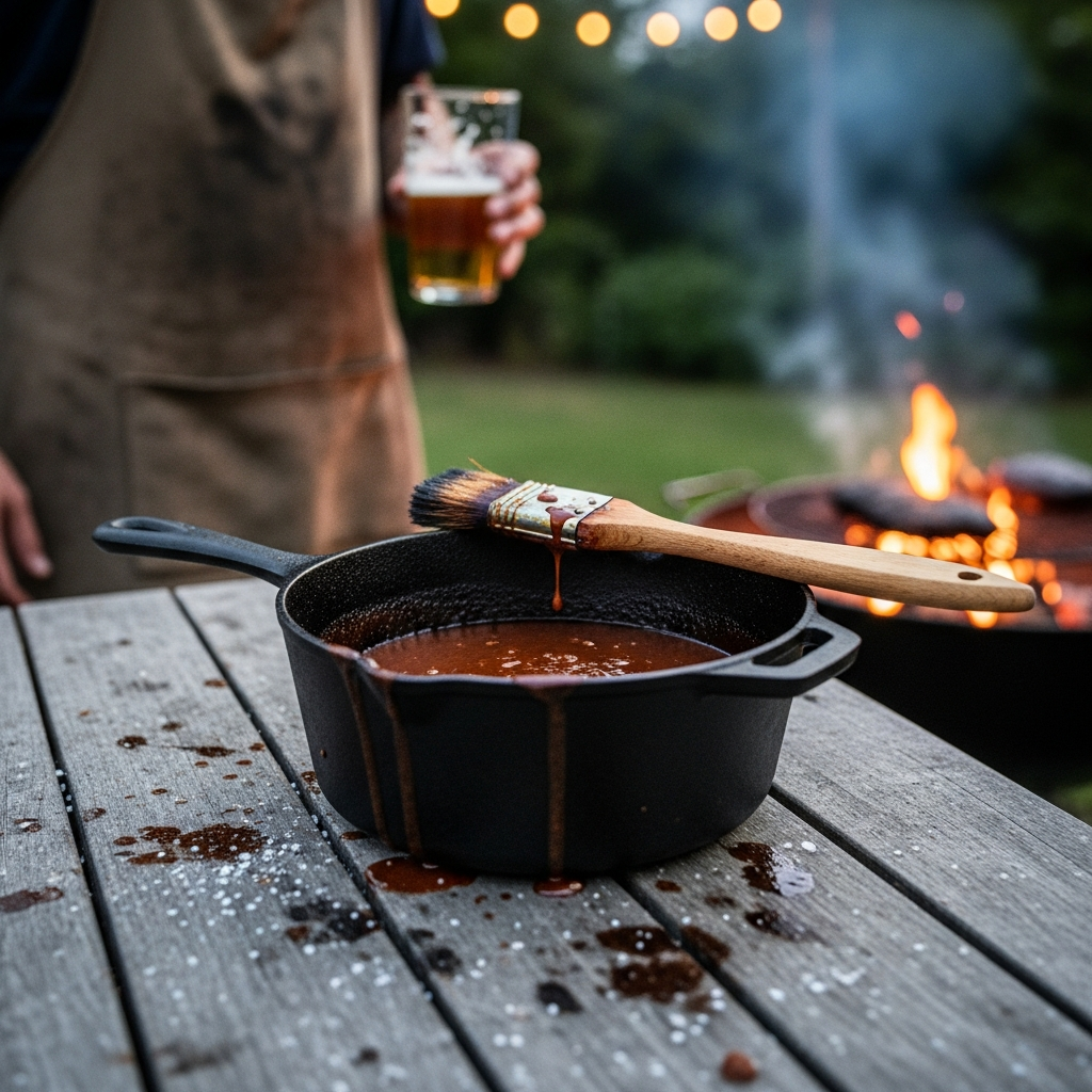 bbq saus maken thuis resultaat