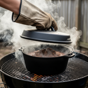 dutch oven bbq gebruiken