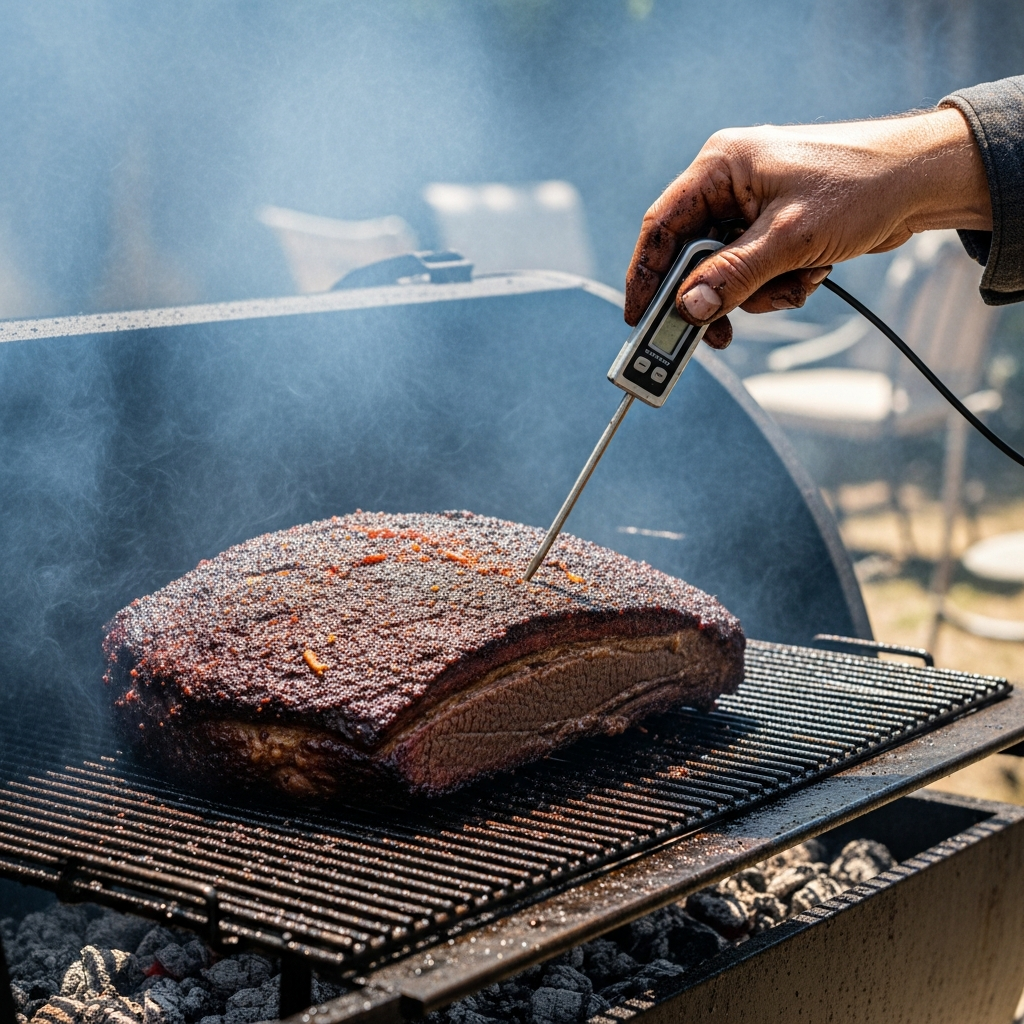 hoe lang vlees roken bbq techniek