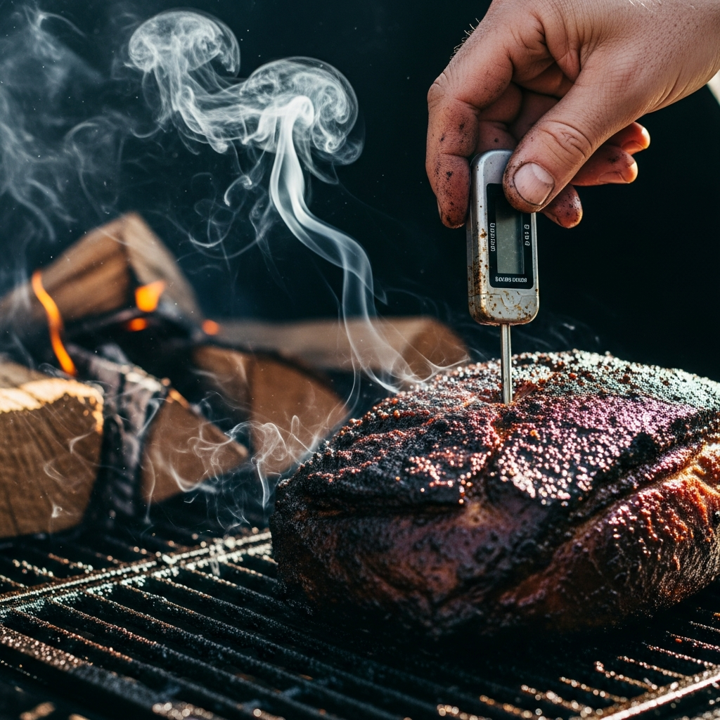 hoe lang vlees roken bbq ingrediënt