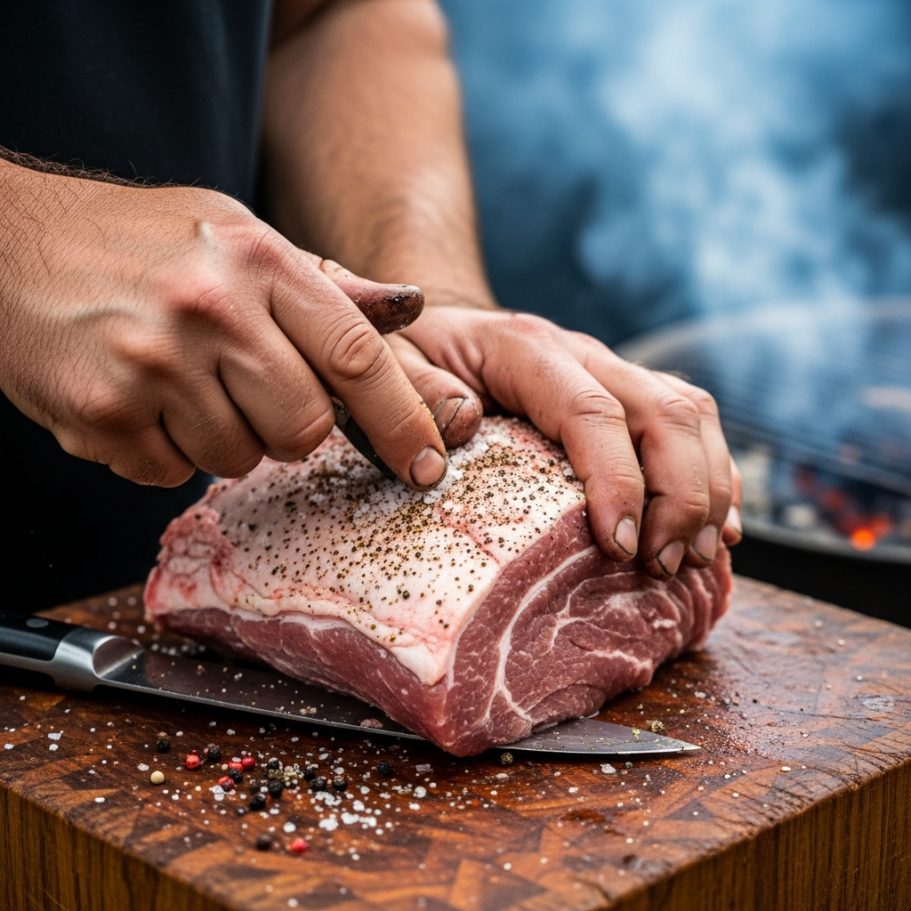 procureur bbq bereiden ingrediënt