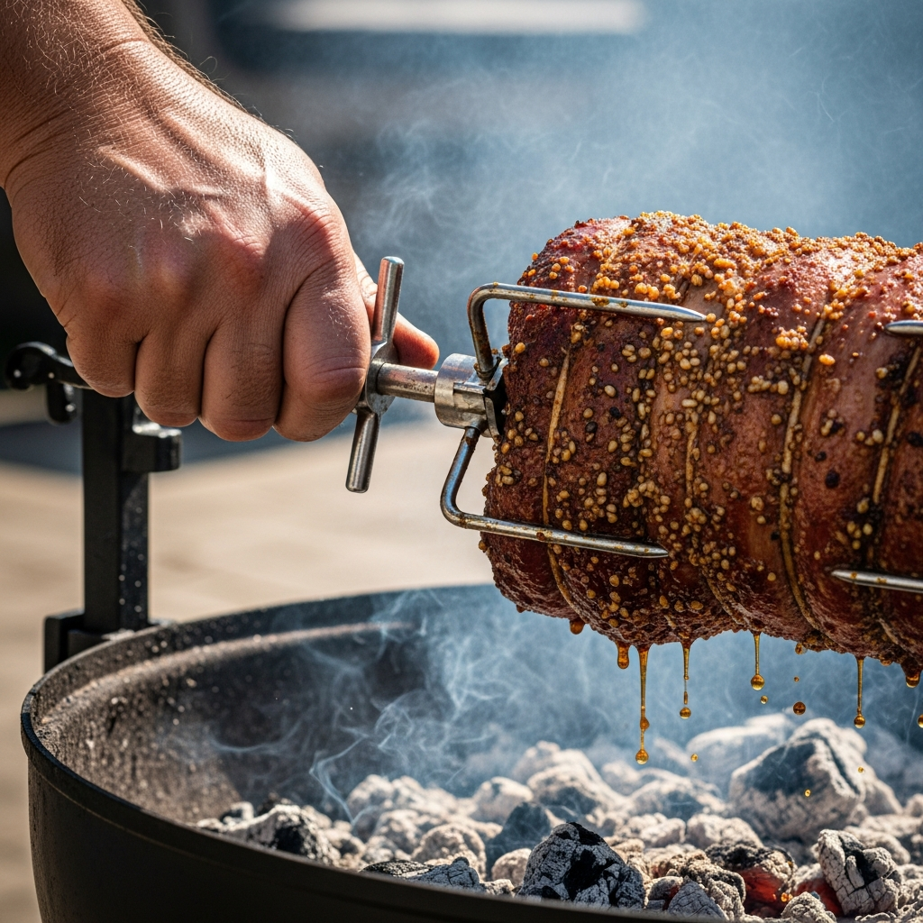 rotisserie bbq gebruiken ingrediënt
