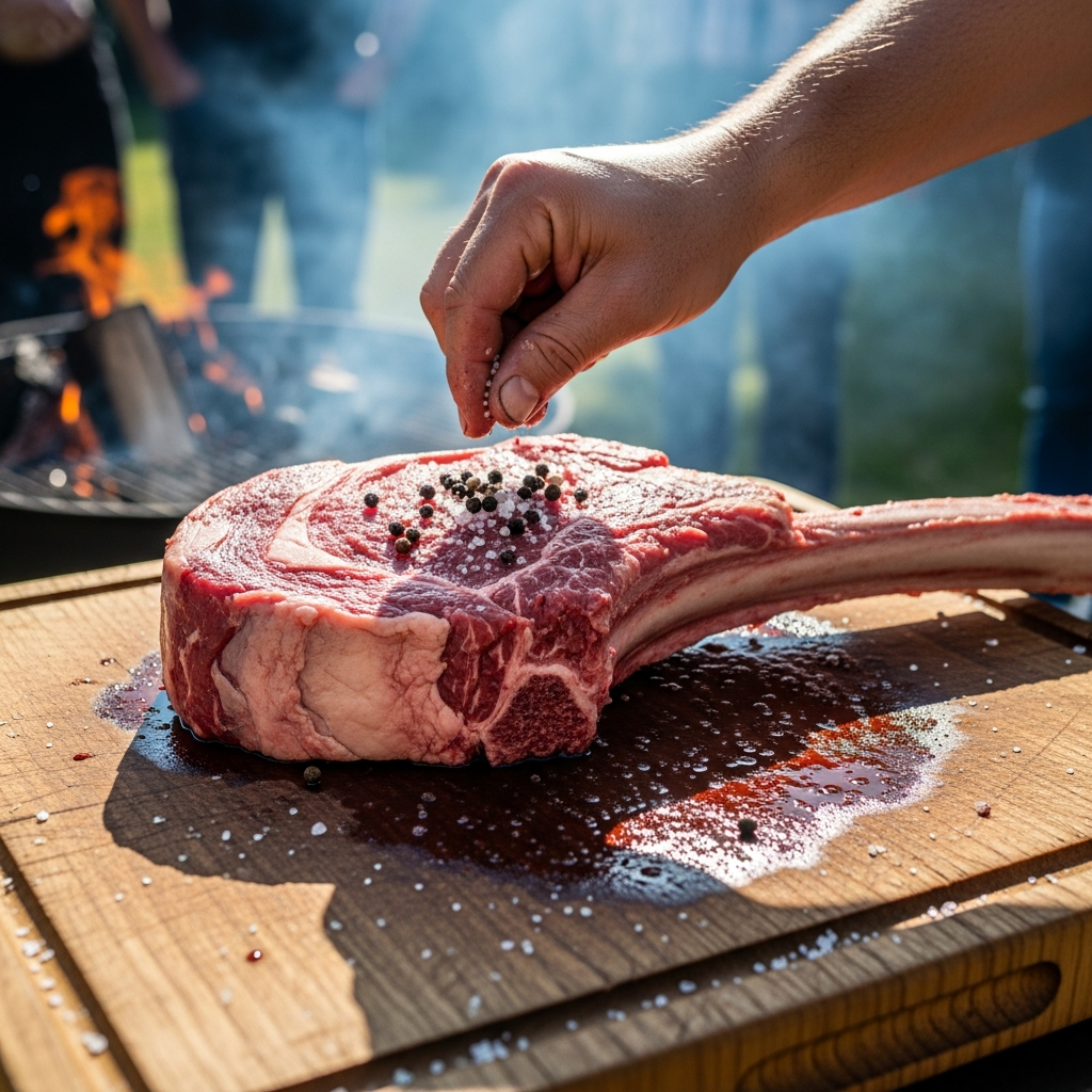 tomahawk steak bbq ingrediënt