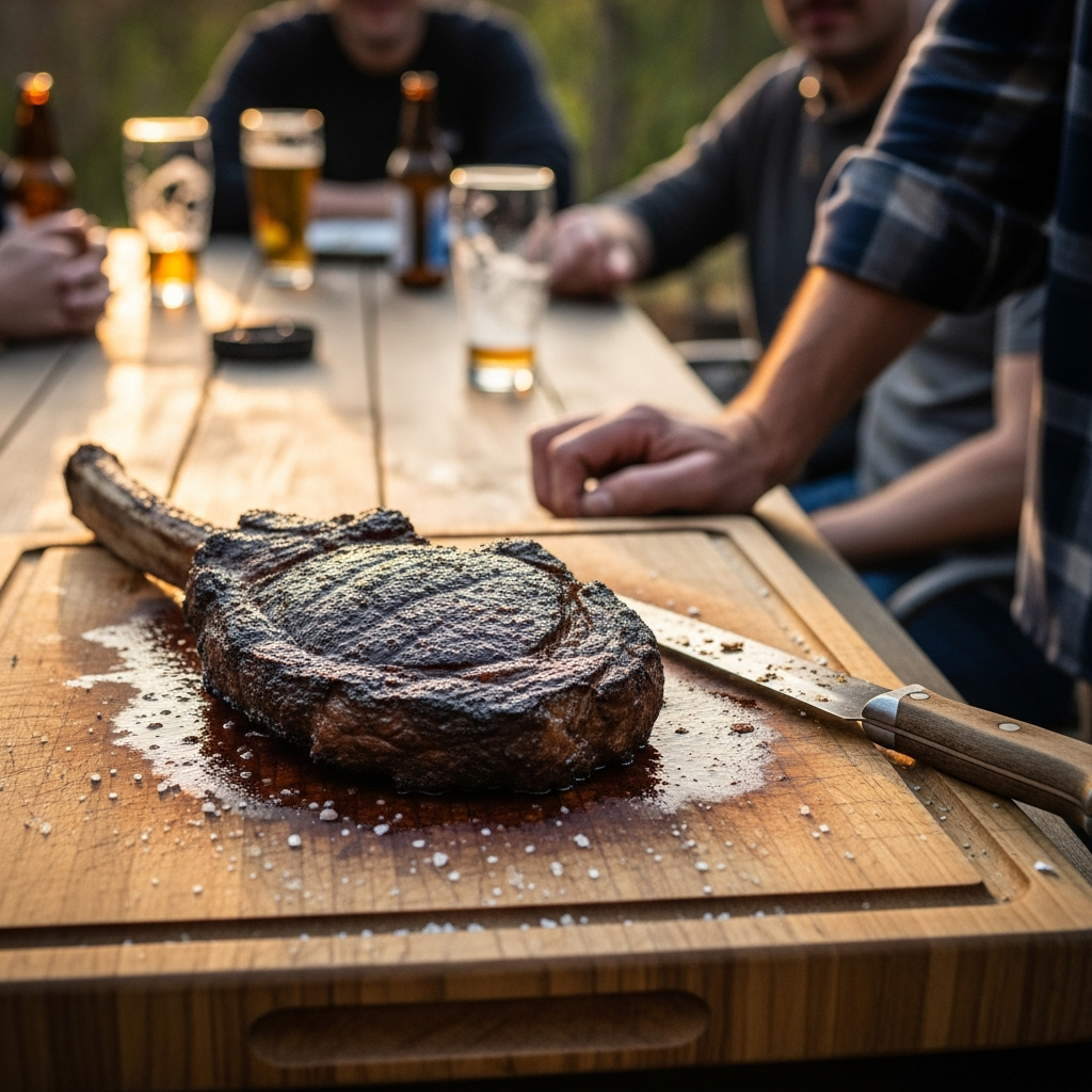 vlees laten rusten na bbq resultaat