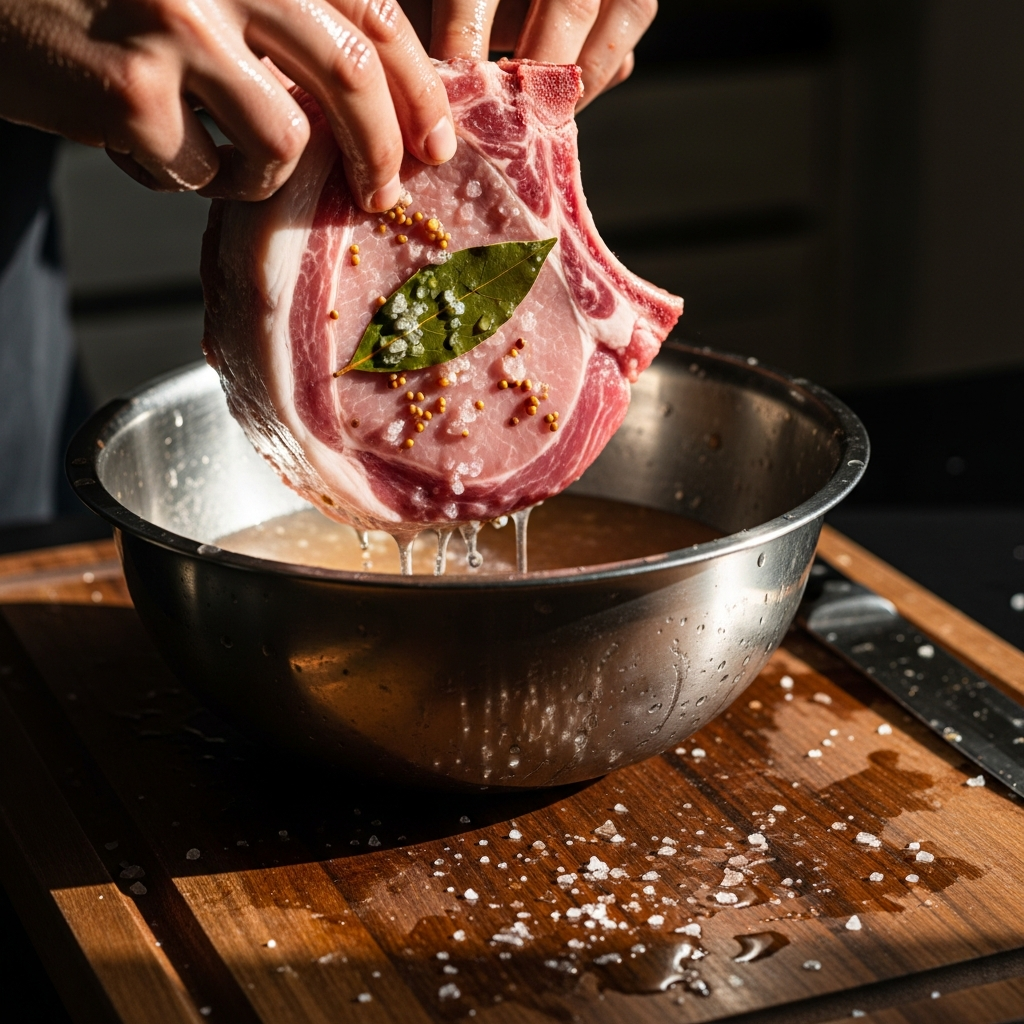 vlees pekelen thuis ingrediënt